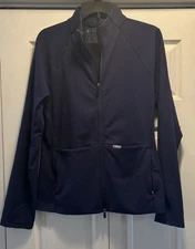 Women’s Navy Blue Figs Technical Collection Jacket Full Zip Size XL NWOT