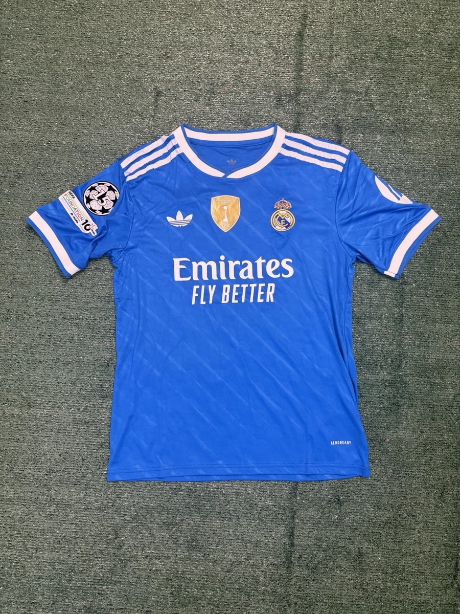 Real Madrid Blue Size 2XL International Club Soccer Fan Apparel