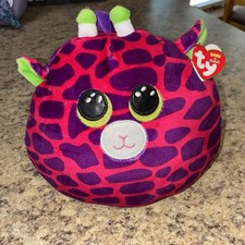 Ty Squish-A-Boo Plush Toy, Gilbert the Giraffe, 8” Tall & Lovable NWT