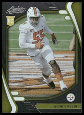 2021 Panini Absolute - Retail #164 Quincy Roche RC Rookie Pittsburgh Steelers