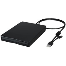 External Floppy Disk Drive USB 2.0/USB-2-in-1, Portable 3.5 inch Floppy Drive...
