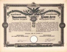 Zsibo-Nagybanyaer Localeisenbahn AG 1898 Budapest Zsib&oacute; Nagyb&aacute;nya Szamosthalbahn