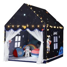 Space Kids Tent Indoor: with Mat, Star Lights - Kids Play Tent Spac...