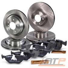 BREMSSCHEIBEN+BREMSBELÄGE BREMSKLÖTZE VO+HI FÜR BMW 5-ER E39 530-540 96-03