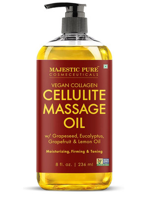 Anti Cellulite Massage Oil for Therapy, 100% 8 Fl Oz for Massage Therapy 236 ml