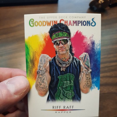 2021 RIFF RAFF Goodwin Champions SPLASH OF COLOR #136 Rookie Card