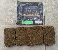 3 Lemax Spooky Town Halloween Platform Decor Mossy Ground Base Display Landscape