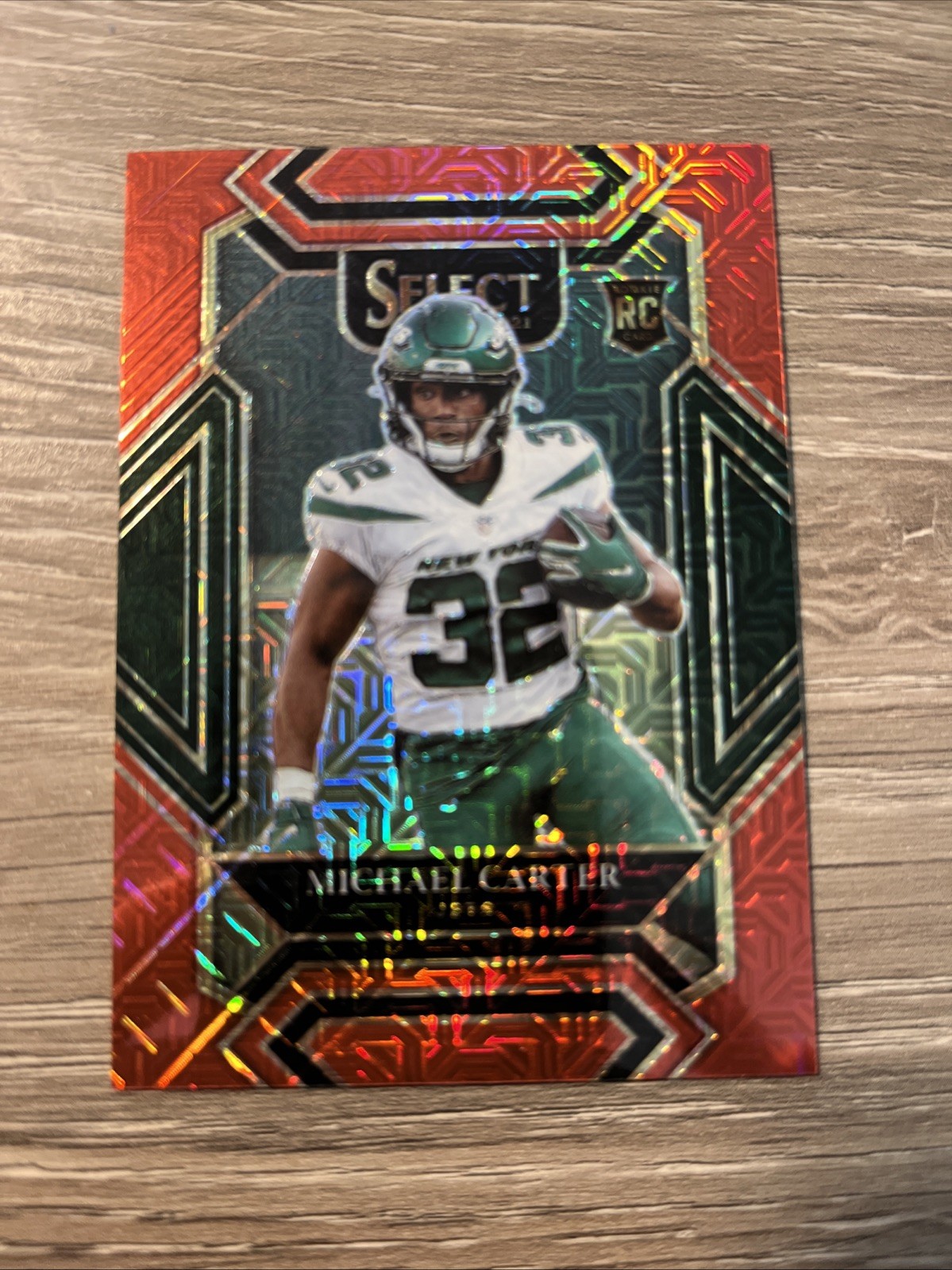 2021 Panini Select - Club Level Michael Carter #271 Red Mojo Prizm 48/49 (RC)
