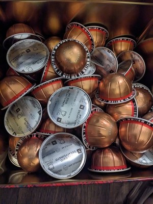 63 Nespresso Vertuo, Melozio Decaffeinato, Medium Roast Coffee Pods LOOSE/BULK