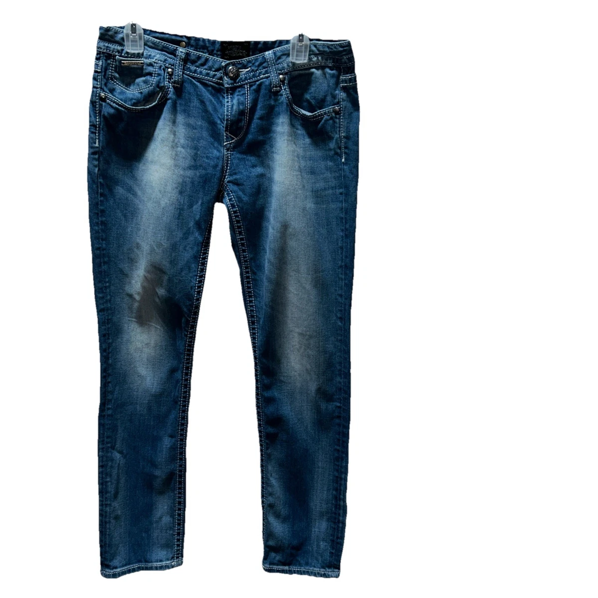 Jeans Skinny Rerock For Express Délavé Léger - Taille 32 (14) - Neuf Avec étiquettes