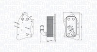 ÖLküHler MotoröL Magneti Marelli 350300002300 Aluminium FüR Opel Astra Caravan