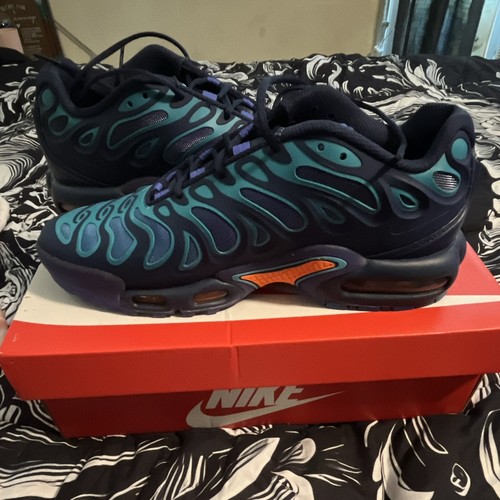 Nike Air Max Plus Drift Low Top Lace-Up Midnight Navy/Total Orange FD4290-400