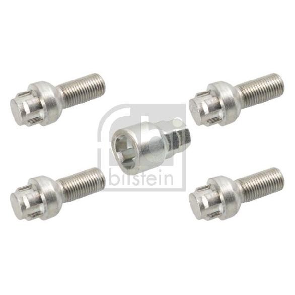 4X Radschraube FüR VW Jetta 162 163 1K 1.4 1.6 2.5 06 Bis 18 Febi Teil BBZ-image