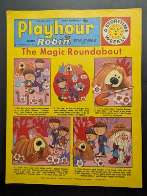 Playhour and Robin Comic, 27th May 1972, IPC Magazines, The Magic Roundabout