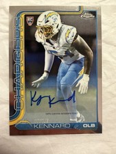 🔥2025 Topps Chrome KYLE KENNARD Rookie Auto Los Angeles Chargers RRA-KK RC