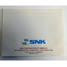 Ikari Warriors (Nintendo NES 1987) Game Cartridge Manual and Hardshell Case