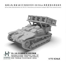3D Printed1/72/48/87 German Renault UE f 28/32cm Rocket Launcher tank Uncoated