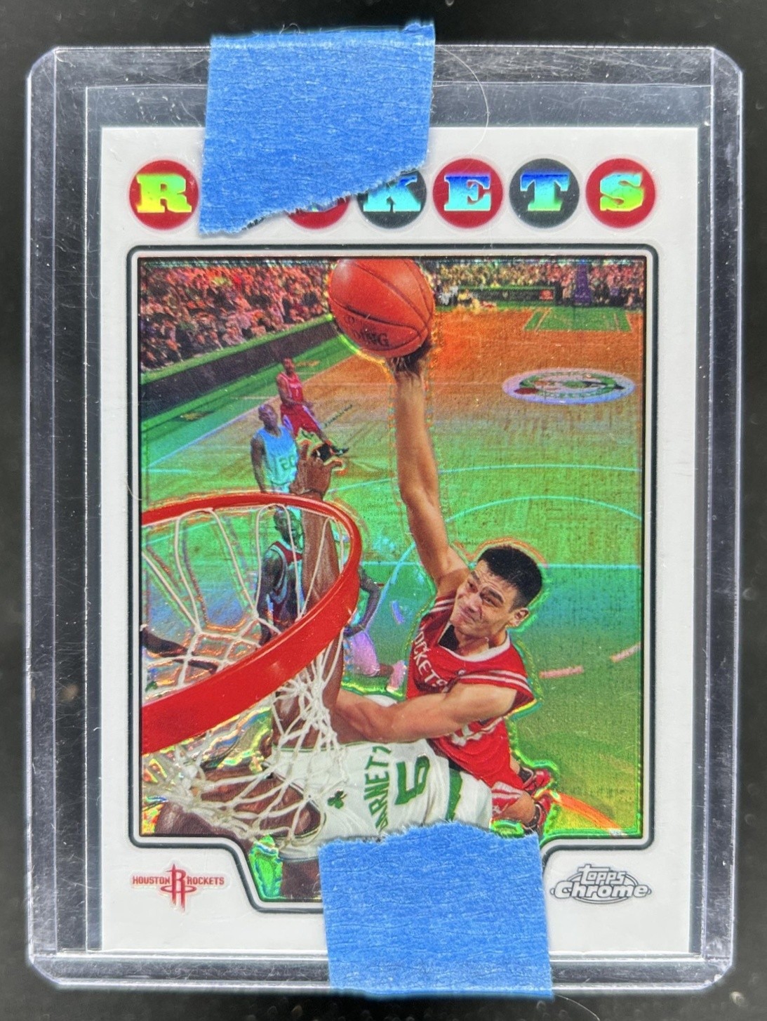 2008-09 Topps Chrome Yao Ming Refractor #11 Rockets
