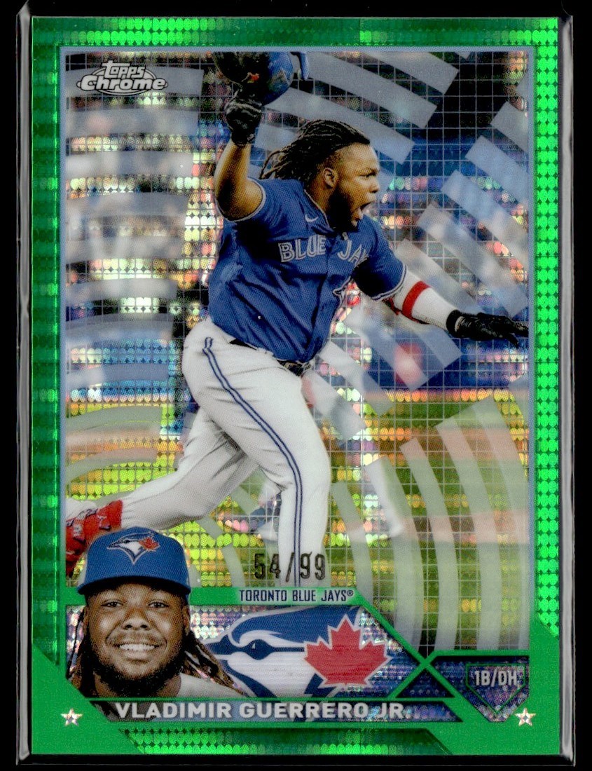 2023 Topps Chrome Green Sonar Vladimir Guerrero Jr. /99 #50