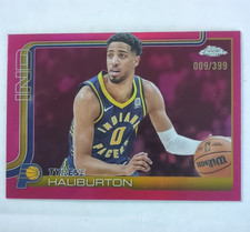 Topps Chrome Tyrese Haliburton #3 Magenta Refractor /399 Pacers 2025-26