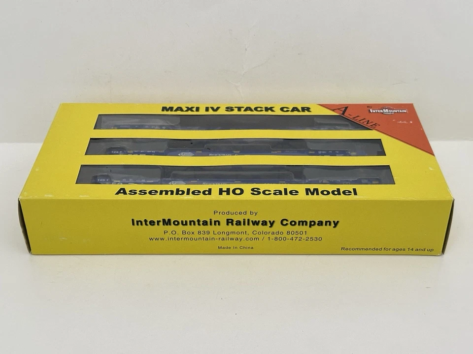 A-Line By InterMountain H0 47351-06 MAXI-IV Stack Car Early Bran/ Pacer #6119 - Image 3 of 3