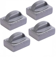 4Pcs Pumice Stone for Grill & Oven Cleaning – Heavy Duty Scrubber Brick with 