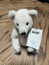 Steiff Animal Teddy Bear 034817 Polar Bear 23cm. Excellent Condition