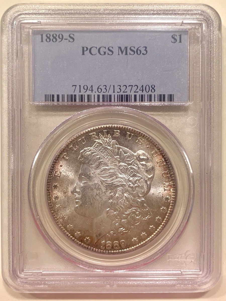 MS 63 Graded 1889 Year Morgan US Dollars (1878-1921) for sale | eBay