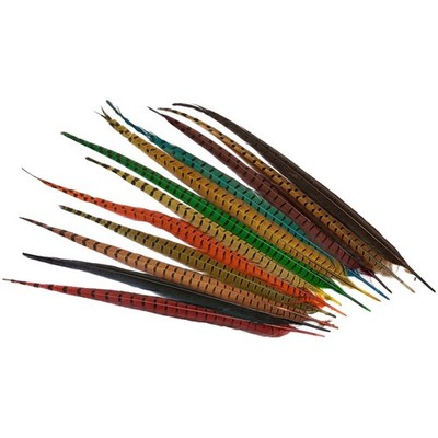 Veniard Cock Pheasant Centre Tails Fliegenbinden Fasan Hahn Federn