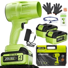 SZTAA 20V Cordless Leaf Blower - Handheld & Lightweight for Yard Cleaning