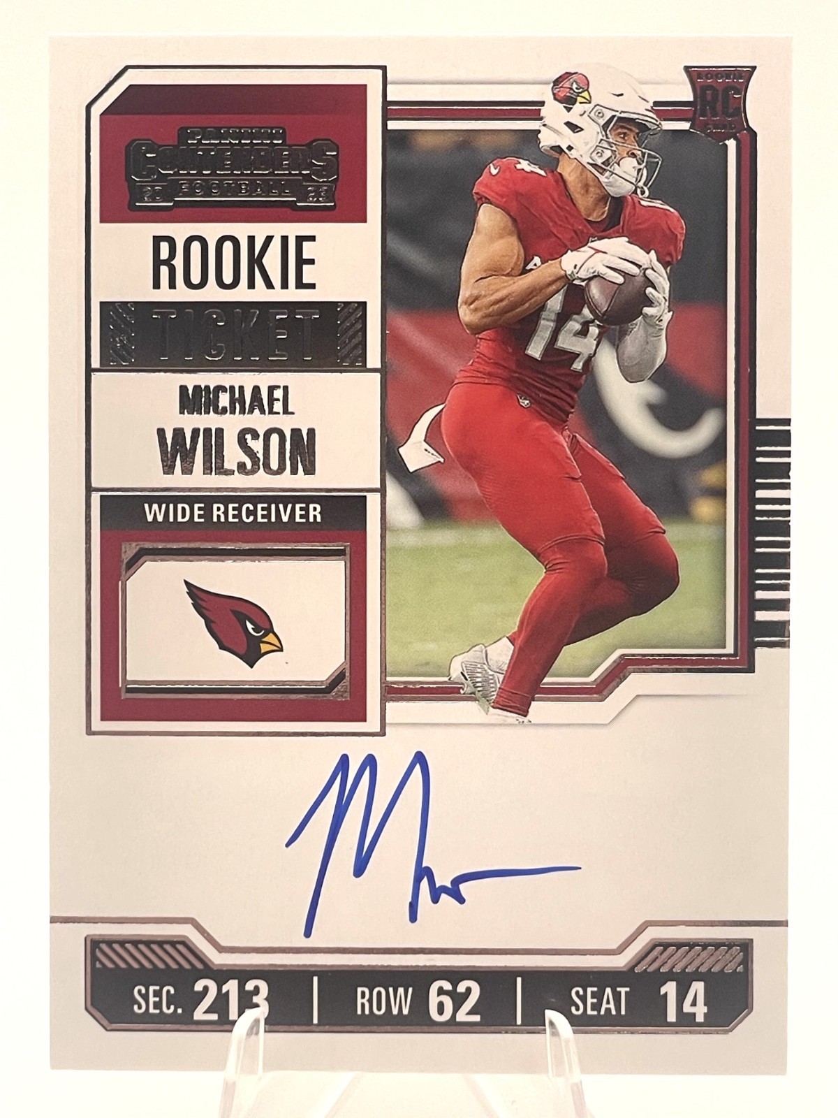 Michael Wilson Panini Contenders #126 Autograph