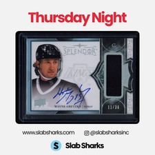 2017 UPPER DECK SPLENDOR #BD-WG WAYNE GRETZKY BORDERED PATCH AUTO RELIC /36