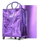 Byootique 20" Rolling Tote Bag Grocery Bag on Wheels Shopping Trolley DuskViolet — photo 1