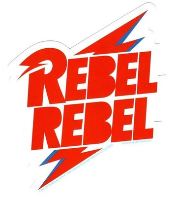 David Bowie Rebel Rebel Die Cut Sticker Decal Official Rock