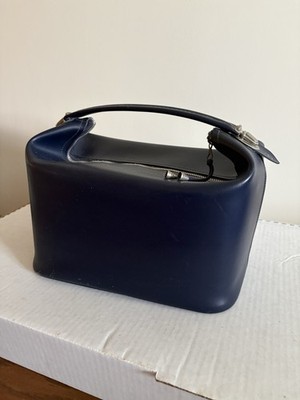 Vintage Lufthansa Blue Travel Bag