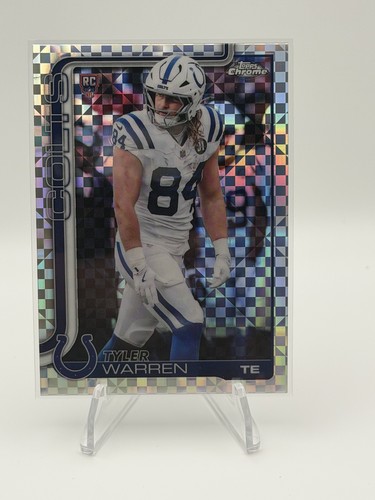 Tyler Warren [X-Fractor] #346 2025 Topps Chrome card