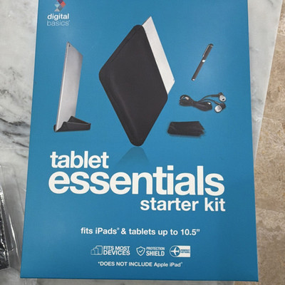 Digital Basics Tablet Essentials Starter Kit Accessory Bundle for 10.5'' Tablets