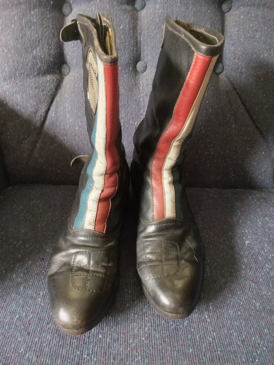 Hi-Point Kenny Roberts Road Racing Boots Size 9 Made in  display picture 1