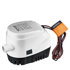 VEVOR Bilge Pump, 750GPH 12V Automatic Submersible Boat Bilge Water Pump with Fl