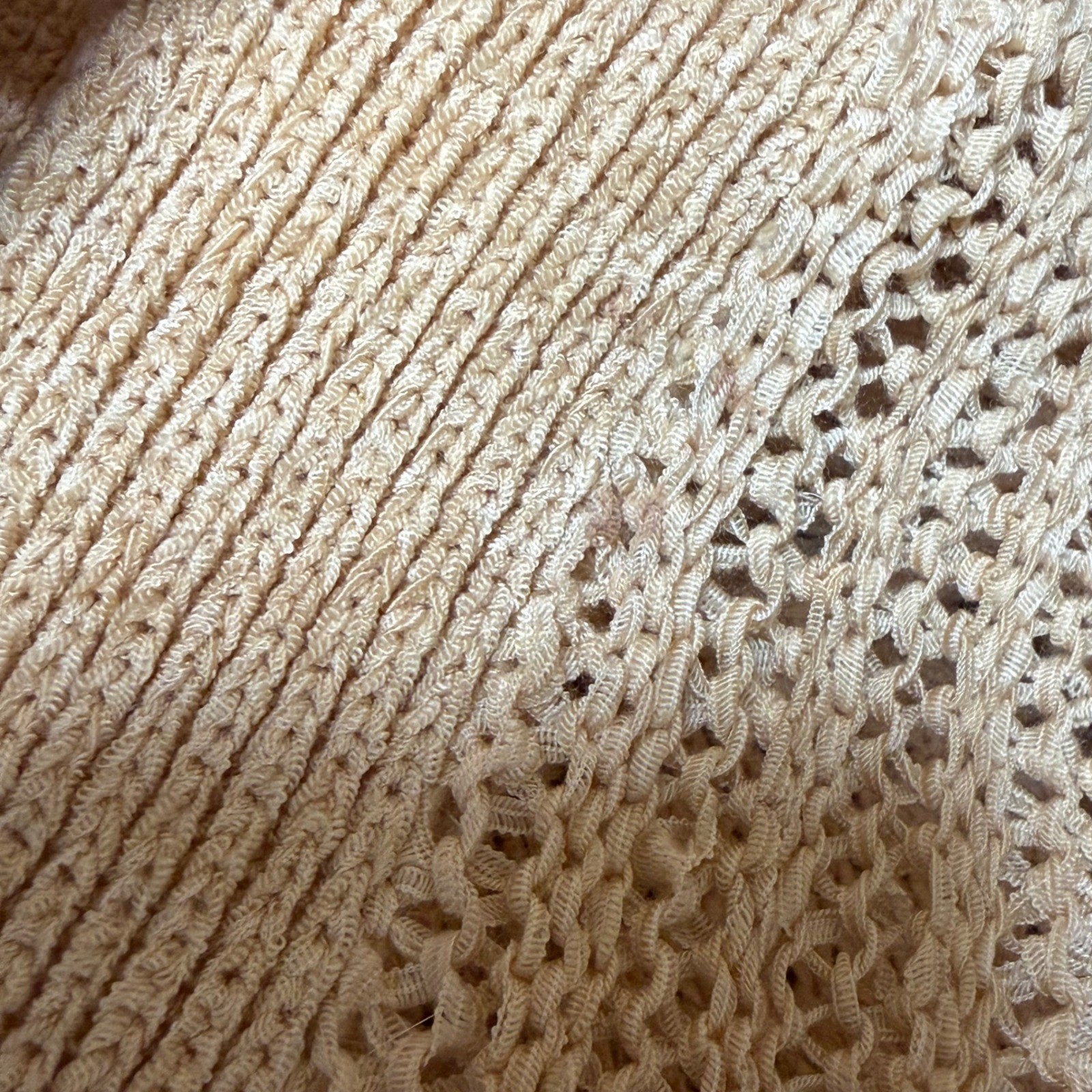 Ruby Rd Knit Beige Decorative Button 3/4 Sleeve C… - image 12