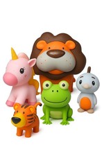 SplashEZ Animal Bath Toys  Mold Free Bath Toys for Kids  Toddlers with No Hole