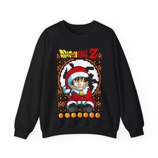 Sudadera Santa Goku Pixel Art | Dragon Ball estilo suéter navideño