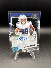 2023 Panini Clearly Donruss Deuce Vaughn Rated Rookie Auto - Dallas Cowboys