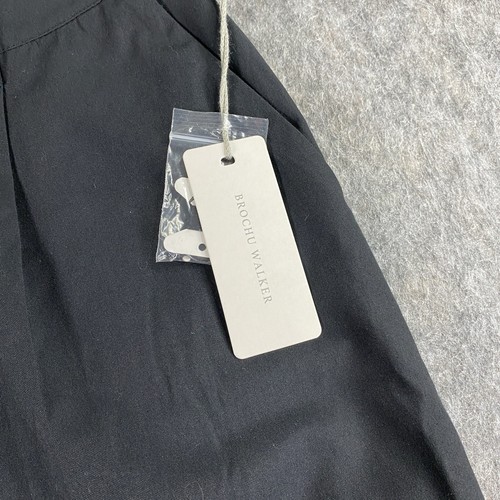 Brochu Walker Joya Pants Women's Small Black Onyx Quiet Luxury Wide Leg NWT $298 - Picture 4 of 17