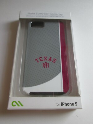 Case-Mate TEXAS A&M iPHONE 5 Cover CASE Tough NEW Aggies PHONE Gameday A & M