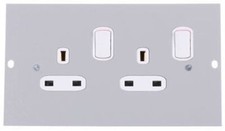 Legrand Floor Box Switch Socket, 3 Compartments 100 mm