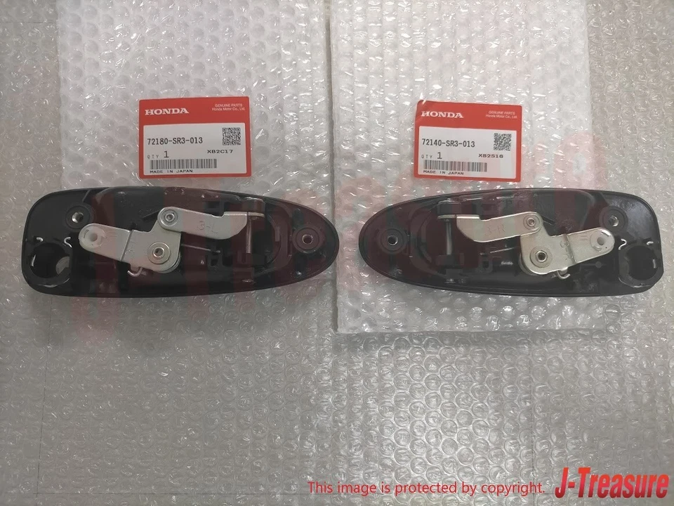 Juego de manija de puerta exterior delantera derecha y derecha genuina Honda Civic EG 3D 4D 1992-1995 FABRICANTE DE EQUIPOS ORIGINALES Foto 3 de 4