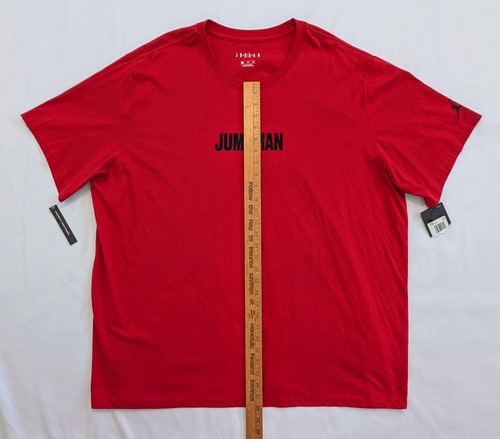 NWT Jordan Brand Jumpman Logo T-Shirt Air Jordan Red Black Men's Size 3XL XXXL - Picture 8 of 8