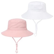 Baby Toddler Sun HatBoys Girls Bucket Hat for Kids UPF 50 Sun Protective Chi...