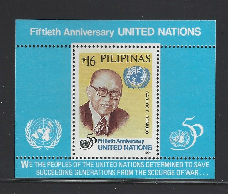 Philippines #2372 MNH S/S UN 50th Anniv/Carlos Romulo